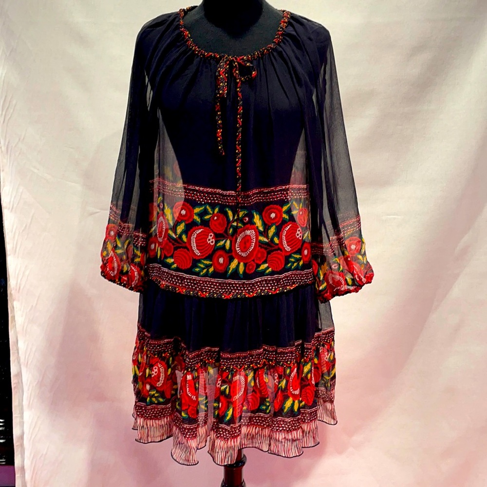 Anna Sui peasant dress